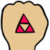 Red Triforce Badge