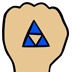 Blue Triforce Badge