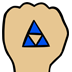 Blue Triforce Badge Blue Triforce Badge