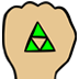Green Triforce Bagde Green Triforce Badge