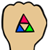 Tricolor Triforce Badge