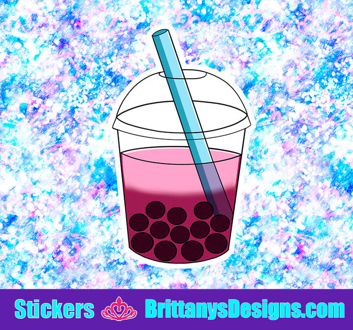 Boba Tea Boba Tea Stickeer